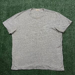 Alex Mill T Shirt Men's Size M Gray Short Sleeve Crew Neck Stretch Slim Fit